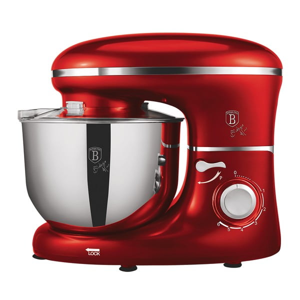 Crveni kuhinjski robot Burgundy Metallic Line - BerlingerHaus-image-1