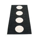 Crno-bijela unutarnja i vanjska staza 70x150 cm Vera Black – Pappelina
