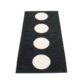 Crno-bijela unutarnja i vanjska staza 70x150 cm Vera Black – Pappelina