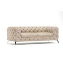 Bež baršunasti sofa 225 cm Chelsea – Ropez
