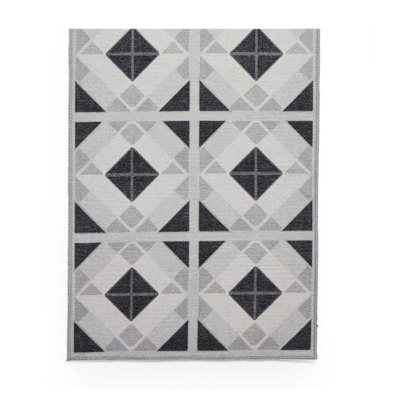 Svijetlo siva/tamno siva periva staza 76x230 cm Victoria Light – Think Rugs-image-4