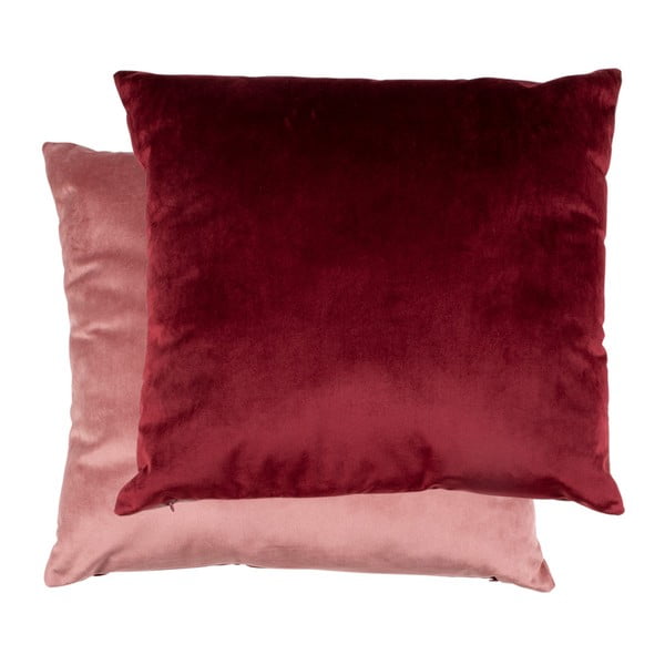 Obostrani ružičasti jastuk sa baršunastim navlakom House Nordic Braga, 45 x 45 cm