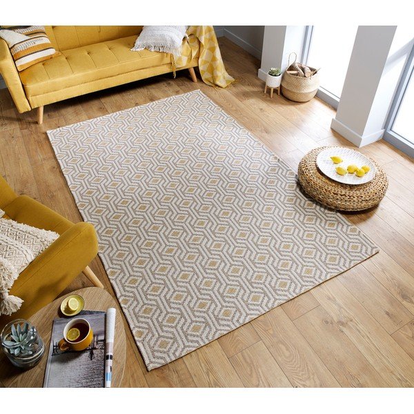 Bež-žuti pamučni tepih Flair Rugs Bombax, 192 x 290 cm-image-4