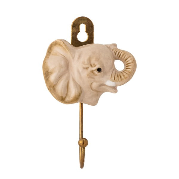 Bež keramička zidna kuka Nosa – Bloomingville Mini-image-2