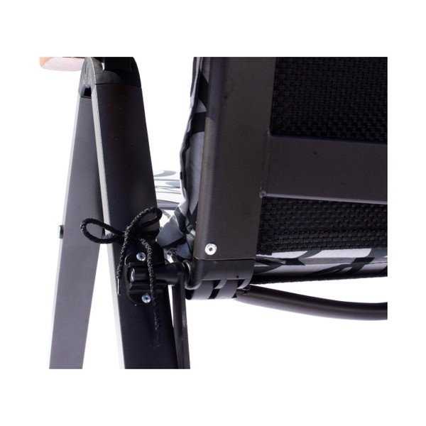 Crna metalna vrtna stolica Ass Comfort - Sun Garden-image-2