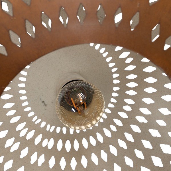 Viseća svjetiljka u zlatnoj boji s metalnim sjenilom ø 56 cm – Ixia-image-1