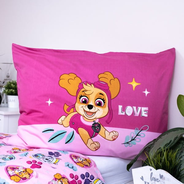 Dječja posteljina za krevet za jednu osobu od mikrovlakana 140x200 cm Paw Patrol  – Jerry Fabrics-image-3
