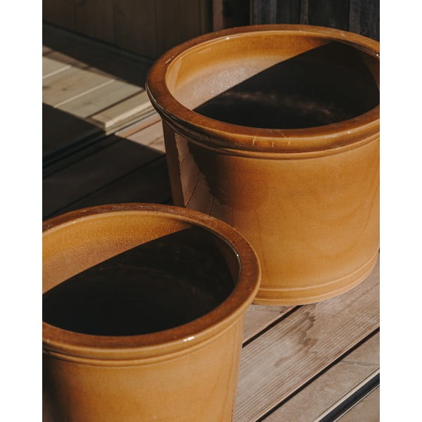 Tegle za cvijeće u setu 2 kom od terakote ø 47 cm Presili – Kave Home-image-2