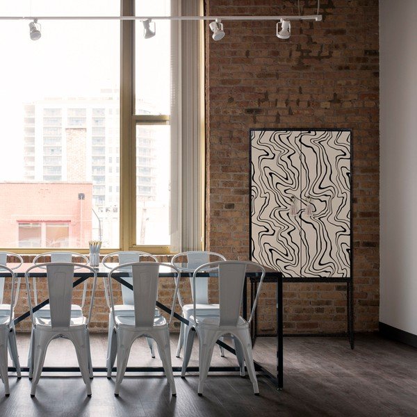 Crni/bež ormarić 75x164,5 cm Alva – Really Nice Things-image-1