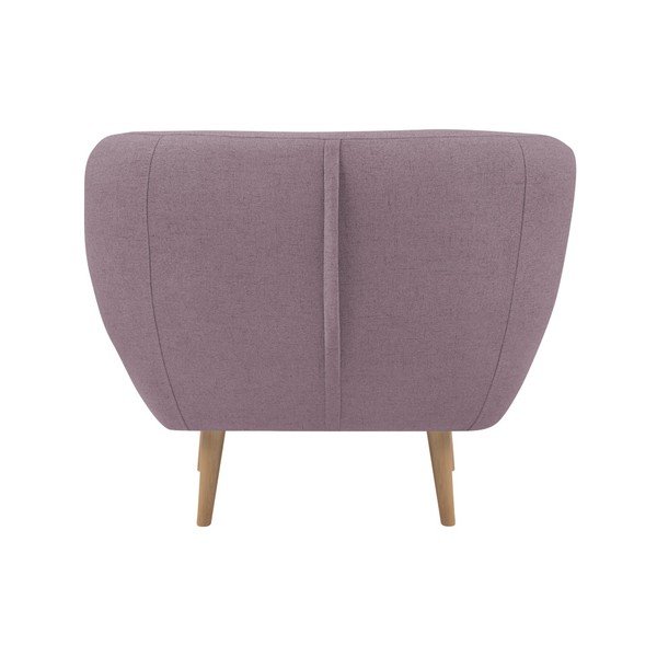 Roza fotelja sa laganim nogama Mazzini Sofas Sicile-image-1