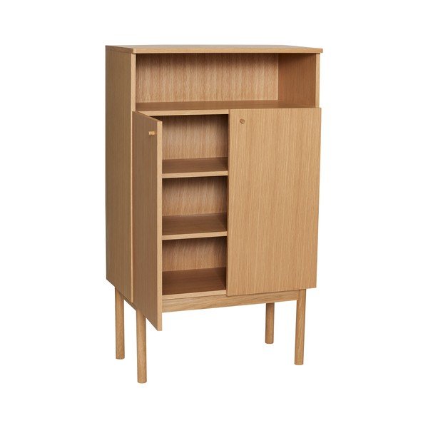 Ormarić u dekoru hrasta u prirodnoj boji 80x135x42 cm Ulterior – Hübsch-image-3