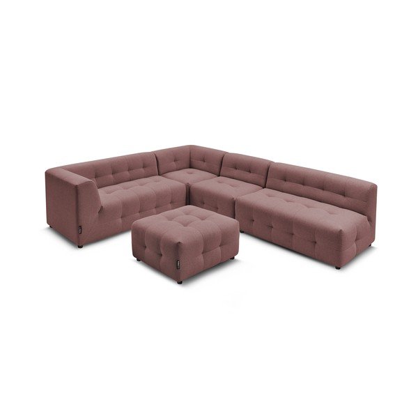 Tamno ružičasta kutna garnitura (lijevi kut) Kleber - Bobochic Paris-image-4