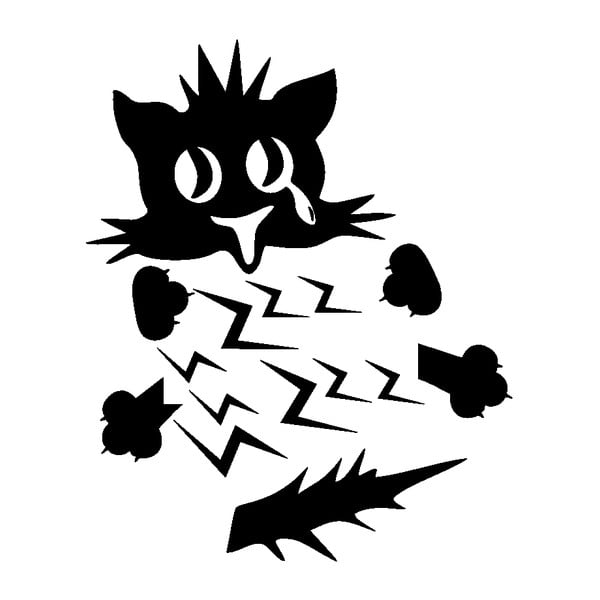 Naljepnica Ambiance Plug Kitten Electro-image-2