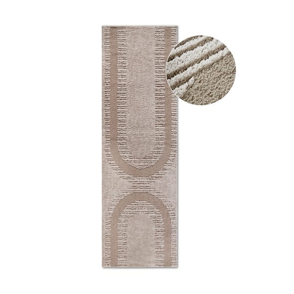 Bež staza 80x240 cm Bartoux Beige – Elle Decoration