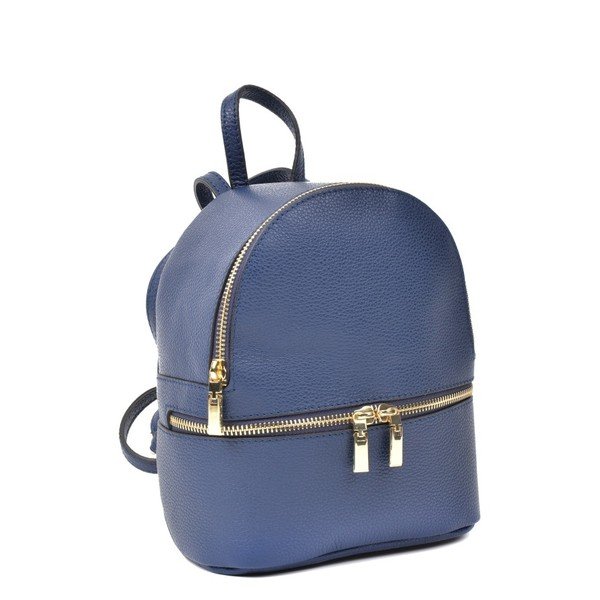 Plavi kožni ruksak Renata Corsi Suelo-image-1