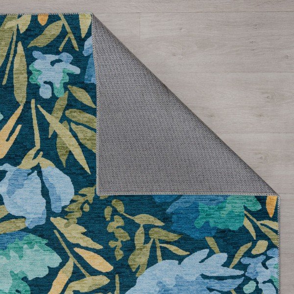 Plavi perivi tepih 170x120 cm Alyssa - Flair Rugs-image-4