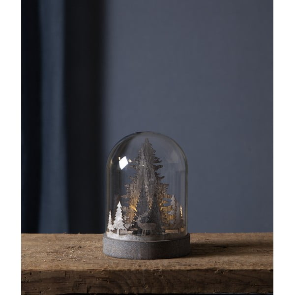 Smeđi božićni svjetlosni ukras ø 12,5 cm Kupol – Star Trading-image-1