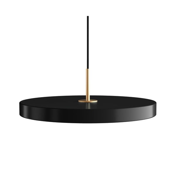 Crna LED viseća svjetiljka s metalnim sjenilom ø 43 cm Asteria Medium – UMAGE