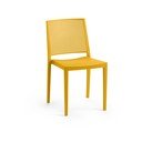 Žuta  plastična vrtna stolica Grid – Rojaplast