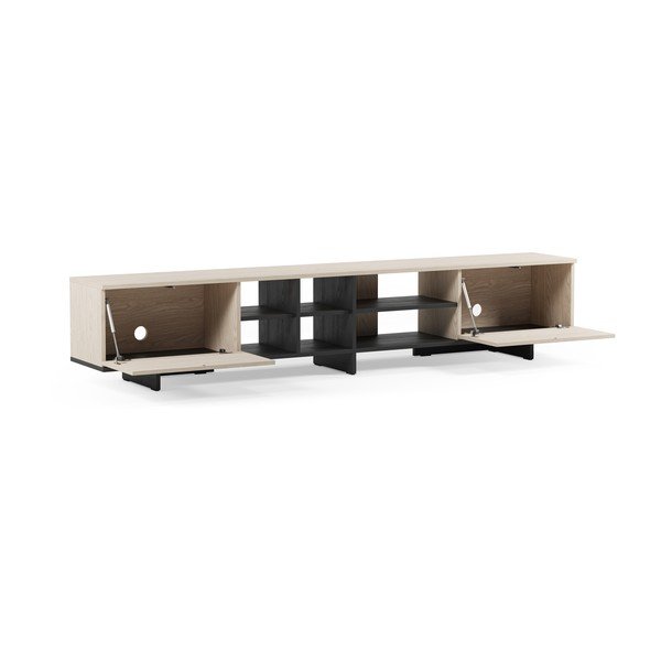 Crna TV komoda 230x44x36 cm Cequoia – Marckeric-image-3