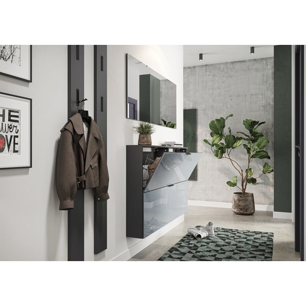 Sivi viseći stalak za cipele Valega - Germania-image-4