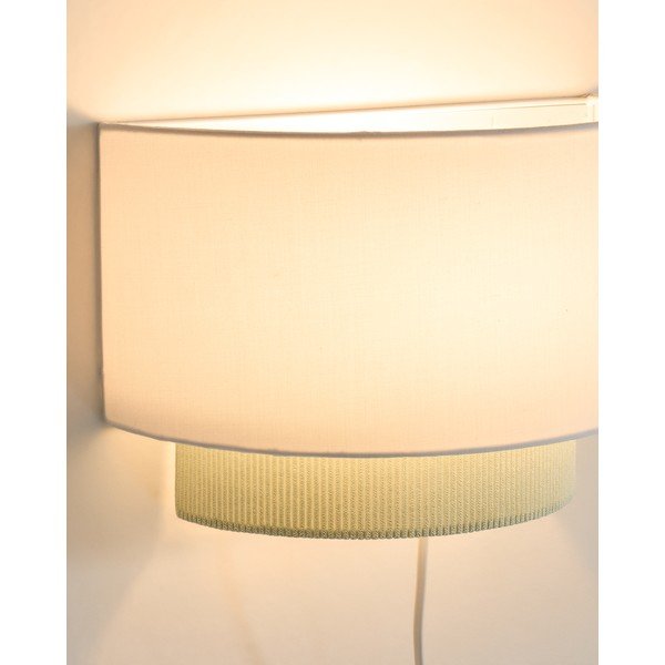 Bijela/tirkizna dječja svjetiljka s tekstilnim sjenilom Bianella – Kave Home-image-2