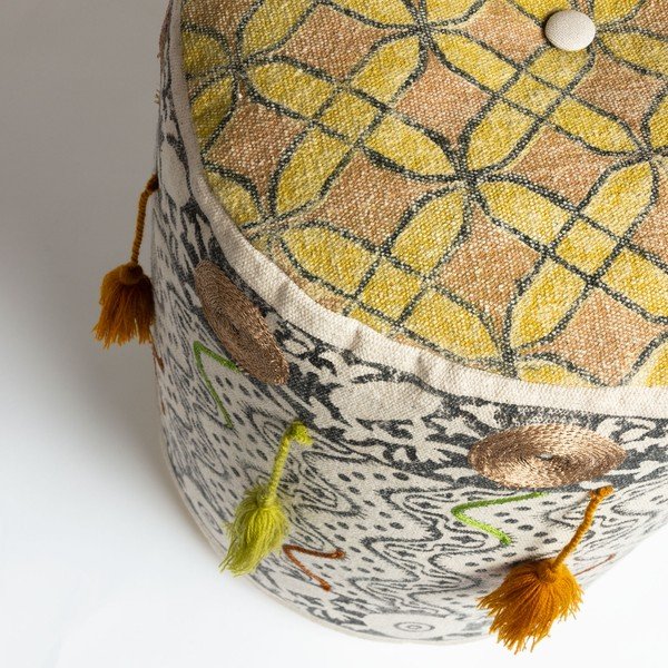 Pouf u boji La Forma Haakon, ø 35 cm-image-1