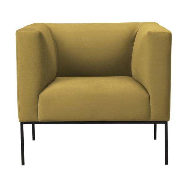 Žuta fotelja Windsor & Co Sofas Neptune