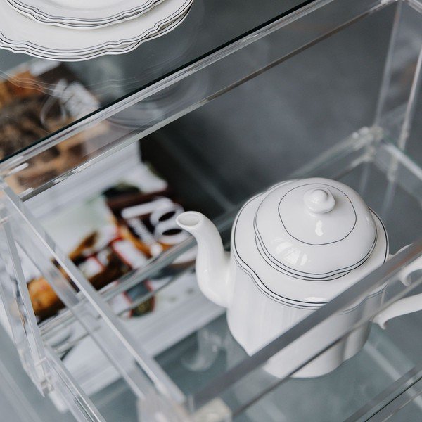 Bijeli čajnik od new china bone porculana 1,3 l Odette – S|P Collection-image-1