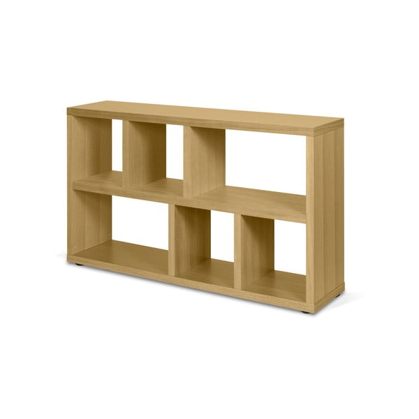 Biblioteka u dekoru hrasta u prirodnoj boji 150x83 cm Berlin – TemaHome-image-3