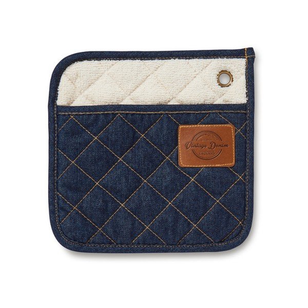 Kvadratna kuhinjska rukavica Cooksmart ® Oxford Denim-image-1