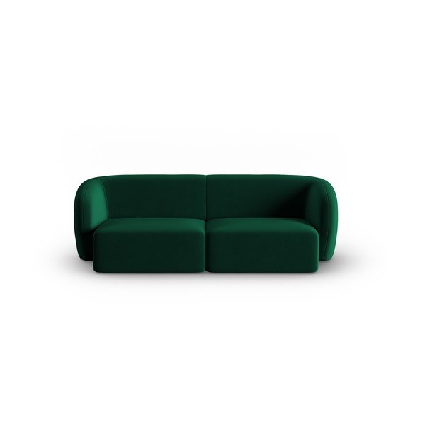 Zelena baršunasti sofa 188 cm Paolo – Milo Casa