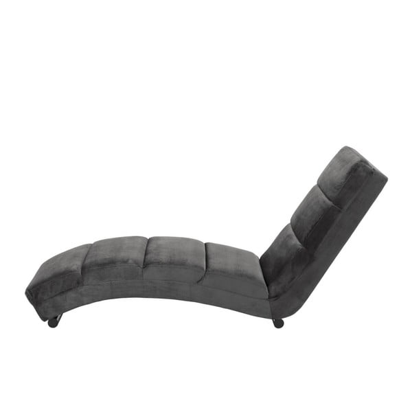 Siva baršunasta ležaljka Actona Slinky-image-1