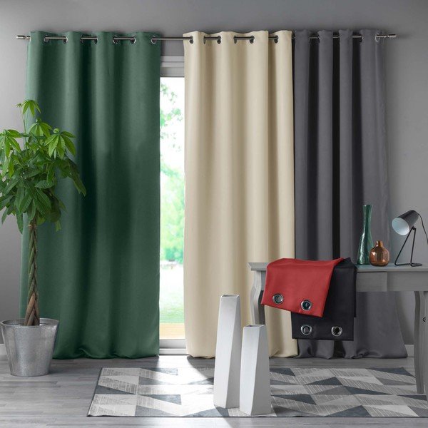 Krem zatamnjujuća zavjesa 135x240 cm Occult – douceur d'intérieur-image-2