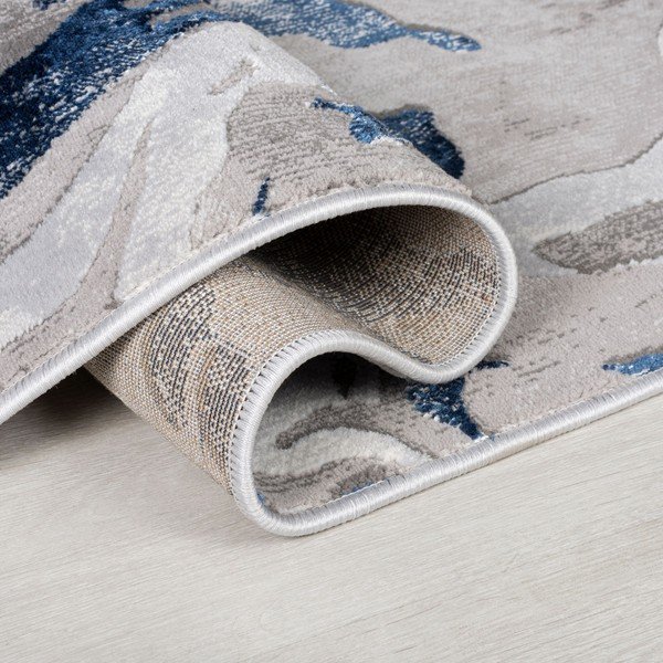 Plavi/sivi tepih 80x150 cm Marbled – Flair Rugs-image-3