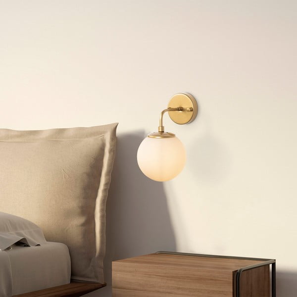 Zidna lampa u zlatnoj boji Horn – Opviq lights-image-1