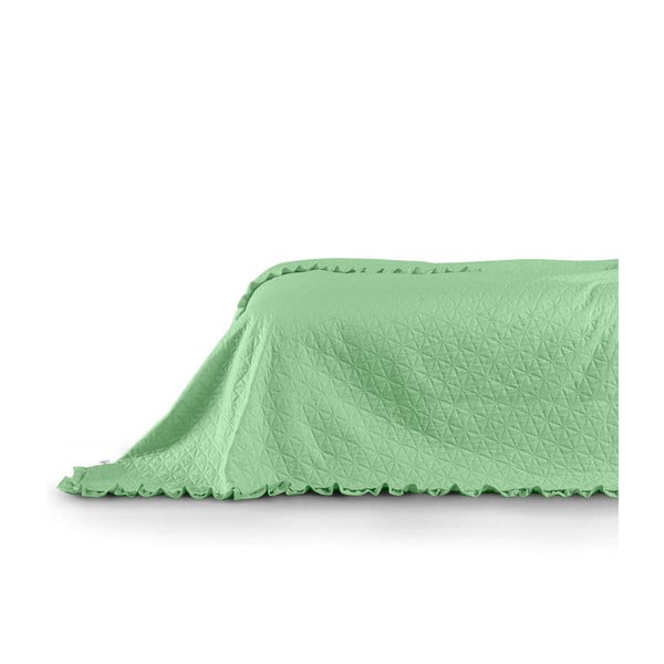 Zeleni prekrivač AmeliaHome Tilia metvica, 260 x 240 cm