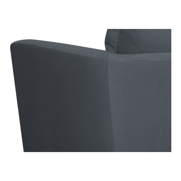 Tamno siva fotelja Mazzini Sofas Elena-image-3