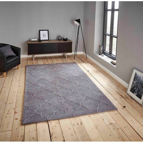 Sivi tepih Think Rugs Hong Kong Puro, 150 x 230 cm-image-1