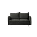 Tamno siva baršunasta sofa 138 cm Juli – Ropez