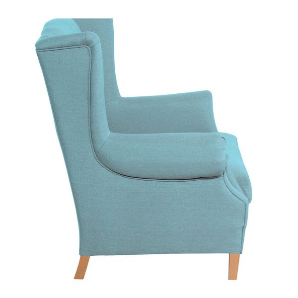 Svijetloplava fotelja Win Winzer Harvey-image-2