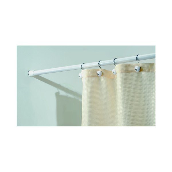 Bijela šipka za tuš zavjese podesive dužine iDesign, dužina 198 - 275 cm-image-2
