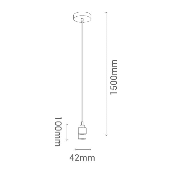 Crna visilica bez sjenila SULION Vintage-image-2