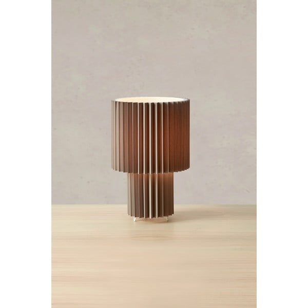 Siva stolna lampa s tekstilnim sjenilom (visina 32 cm) Catis – Markslöjd-image-2