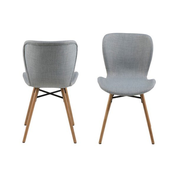 Set od dvije svijetlosive stolice za blagovaonicu Actona Batilda-image-4