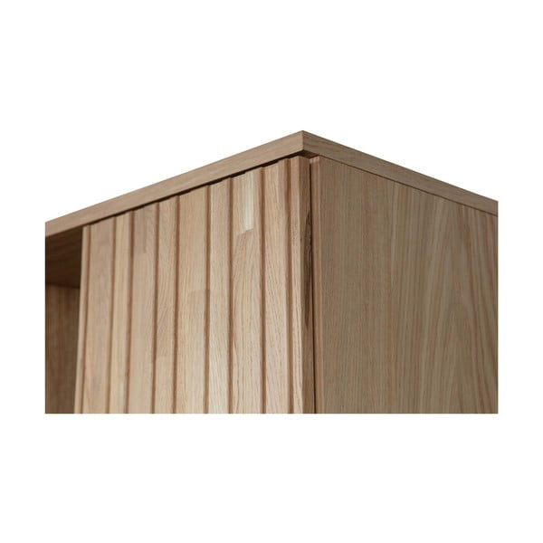 Ormar u dekoru hrasta u prirodnoj boji 60x210x42 cm Gravure – WOOOD-image-1