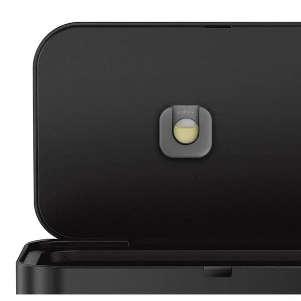 Mat crna beskontaktna željezna kanta za smeće 58 l – simplehuman-image-3