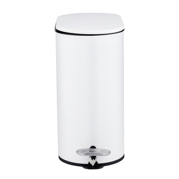 Mat bijela željezna kanta za smeće s pedalom 5 l Collungo – Wenko-image-4
