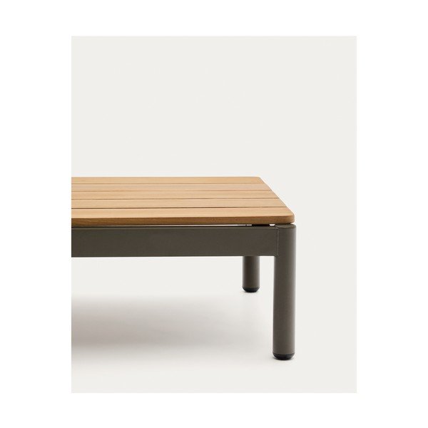 Vrtni stolić za kavu od masivne tikovine 57x91 cm Sorells – Kave Home-image-4