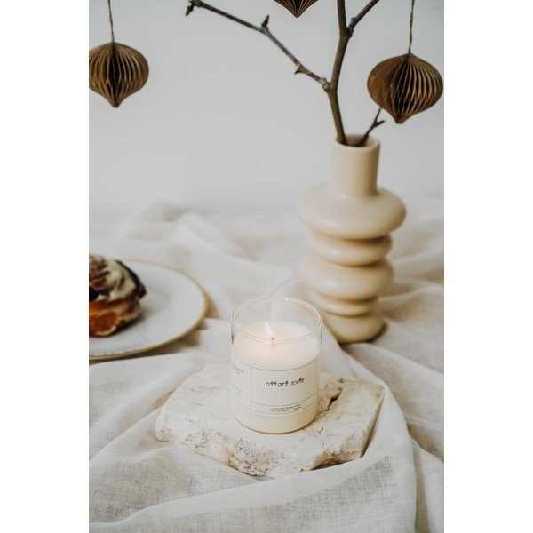 Mirisna svijeća od sojinog voska vrijeme gorenja 40 h #73 Pumpkin Cream – Perfumed Prague-image-3